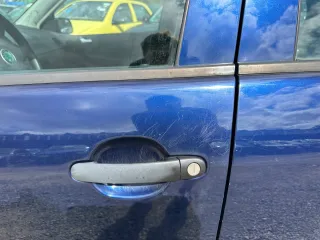 Fabia 6Y Kombi + Limousine Tür vorne links Fahrertür blau LF5U ohneAnbauteile - Bild 4
