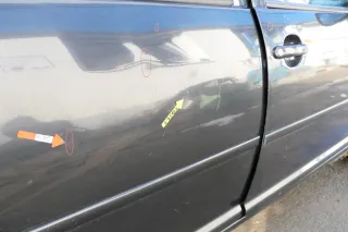 VW Golf 4 Bora Tür hinten rechts nur Kombi / Variant schwarz LC9Z -ohne Anbautei - Bild 4