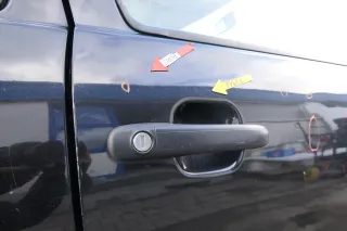 VW Polo 6N 6N2 Tür vorne rechts Beifahrertür 2/3-Türer schwarz LC9Z - Bild 12