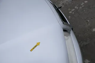 Skoda Fabia 6Y Motorhaube Klappe vorne silber grau LF7T mit Grill vorn - Bild 5