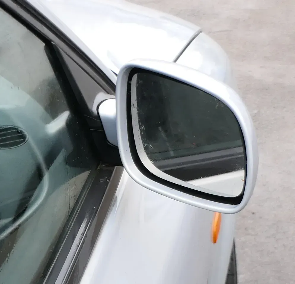 VW Passat 3B 3BG elektrischer Spiegel Außenspiegel rechts Glas grau silber LB7Z - Bild 1