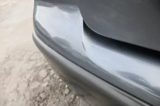 VW Polo 9N 9N3 Stoßstange Heckstoßstange hinten grau LC7V - Bild 6
