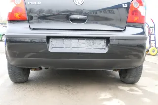 VW Polo 9N 9N3 Stoßstange hinten Heckstoßstange Stoßfänger schwarz L041 - Bild 1