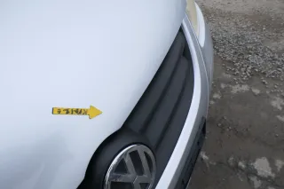 VW Fox 5Z Motorhaube Klappe vorn vorne silber LA7W Haube - Bild 2
