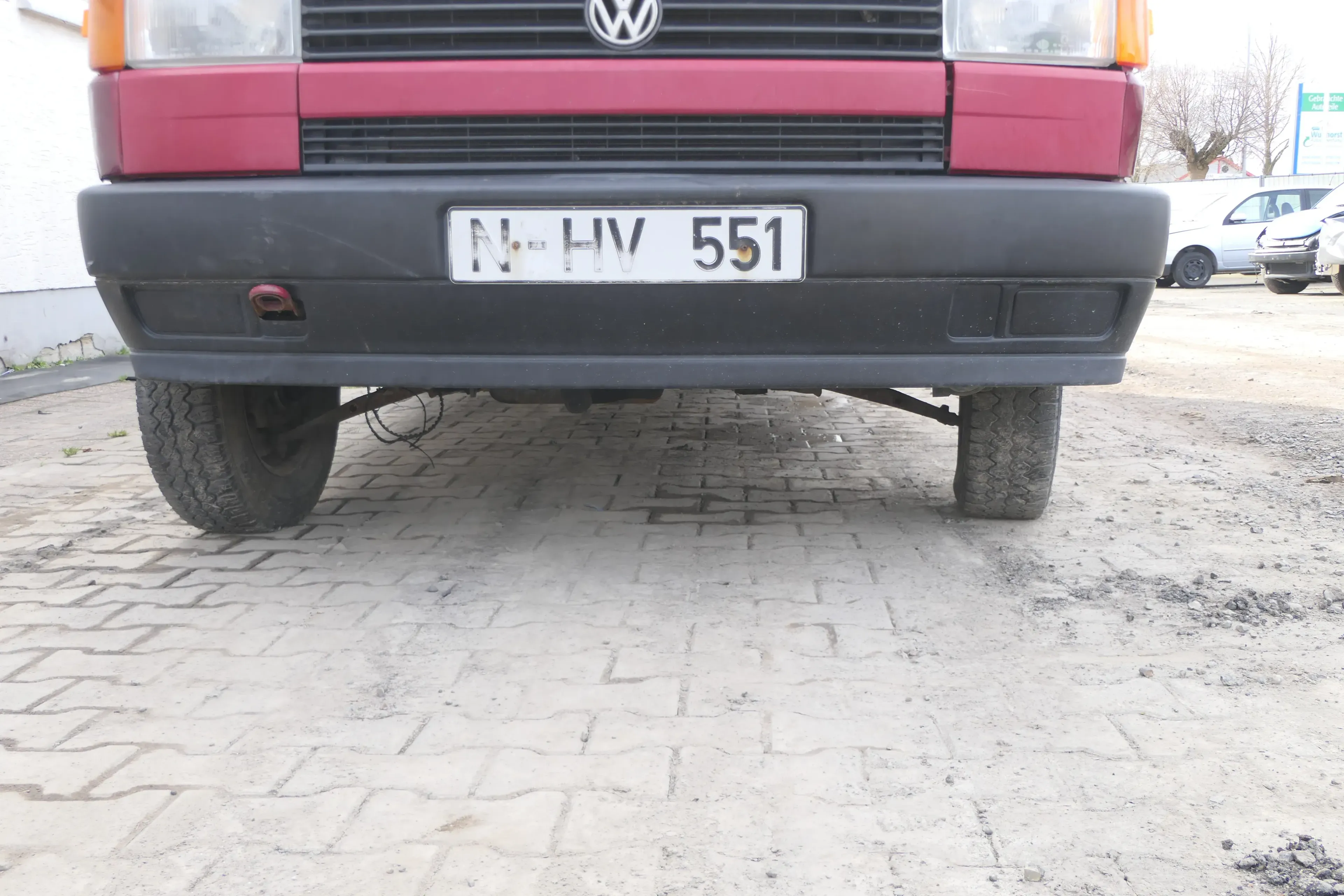 VW T4 Multivan Stoßstange Frontstoßstange vorne bis ca. Bj. 1996 schwarz - Bild 1