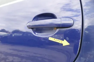 VW Passat 3B 3BG Kombi Variant Tür hinten links blau LB5N ohneAnbauteile - Bild 8