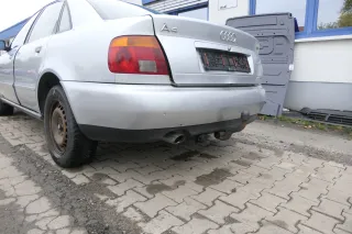 Audi A4 B5 Limousine Stoßstange hinten Heckstoßstange silber grau LY7M biscaBj99 - Bild 4