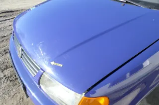 VW Polo 6N Motorhaube Frontklappe Haube vorne Klappe blau LD5D - Bild 4