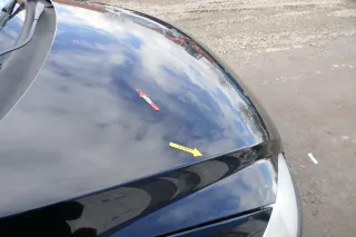 VW Fox 5Z Motorhaube Klappe vorn vorne schwarz L041 uni Haube - Bild 3