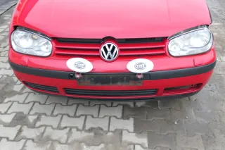 VW Golf 4 Stoßstange vorne Frontstoßstange Stoßfänger rot LY3D SWR - Bild 2