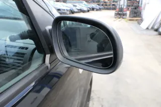 VW Fox 5Z mechanisch Spiegel Außenspiegel + Glas rechts schwarz L041 elektrisc - Bild 3