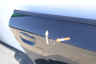 Audi A4 B6 8E nur Türblatt Tür hinten rechts schwarz LY9B Kombi+Limo - Bild 4
