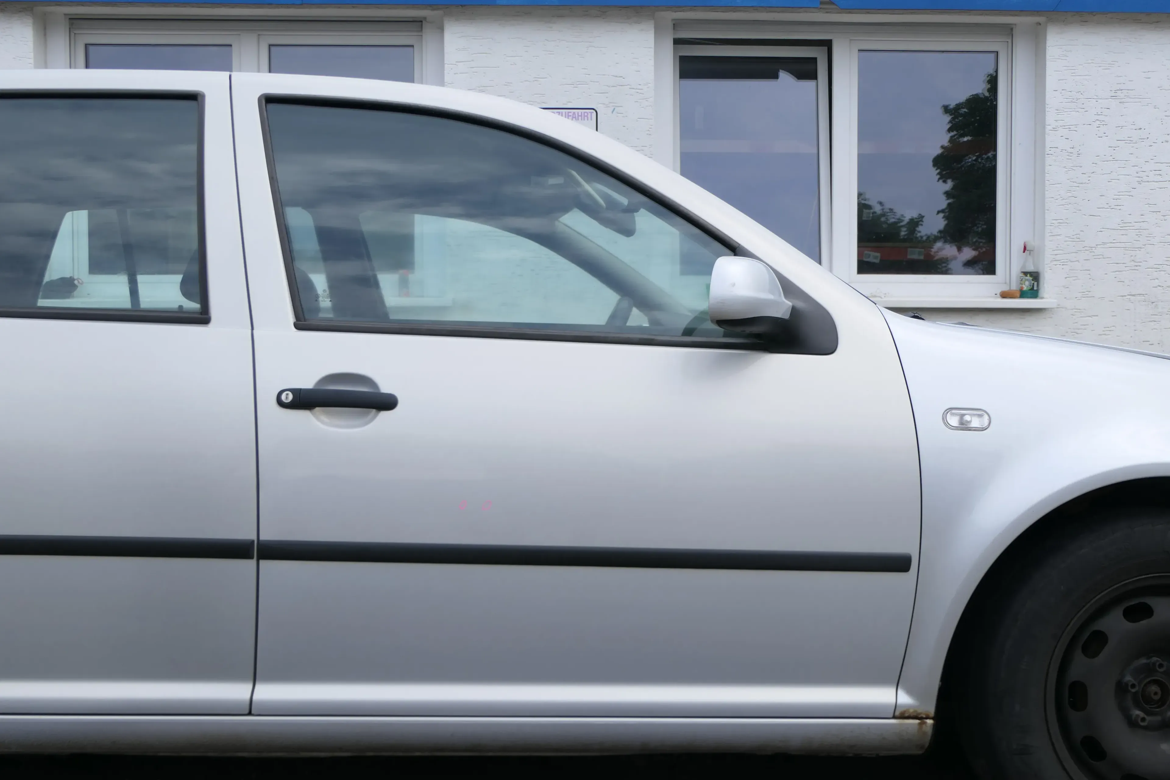 VW Golf 4 Bora Tür vorne rechts Beifahrertür 4/5-Türer+Kombi Variant LB7Z silber - Bild 1
