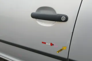 VW Golf 4 Bora Tür vorne links Fahrertür 4/5-Türer & Kombi silber LB7Z -ohneAnba - Bild 6