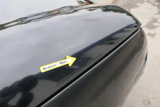 VW Lupo Motorhaube Klappe Frontklappe Haube vorne schwarz L041 uni - Bild 5