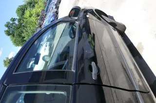 VW Fox 5Z Tür vorne rechts Beifahrertür schwarz L041 - Bild 2