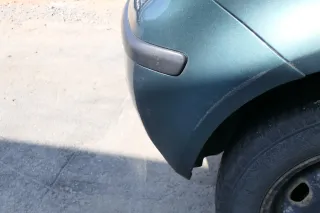 VW Polo 9N 9N3 Stoßstange Heckstoßstange hinten blau grün LA6L - Bild 7