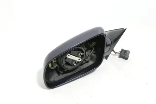 Audi A4 B5 Spiegel Außenspiegel links elektrisch schwarz LZ9W - Bild 1