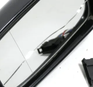 VW Polo 6N elektrischer Spiegel Außenspiegel links außen mit Glas schwarz LC9Z b - Bild 2