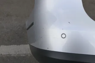 Passat 3C Limousine Stoßstange hinten Heckstoßstange Stoßfänger silber LA7W PDC - Bild 7