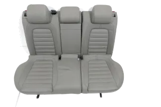 VW Passat 3C Kombi Sitz Rückbank Rücksitzbank Sitze Leder Lehne Ski classic grau - Bild 2