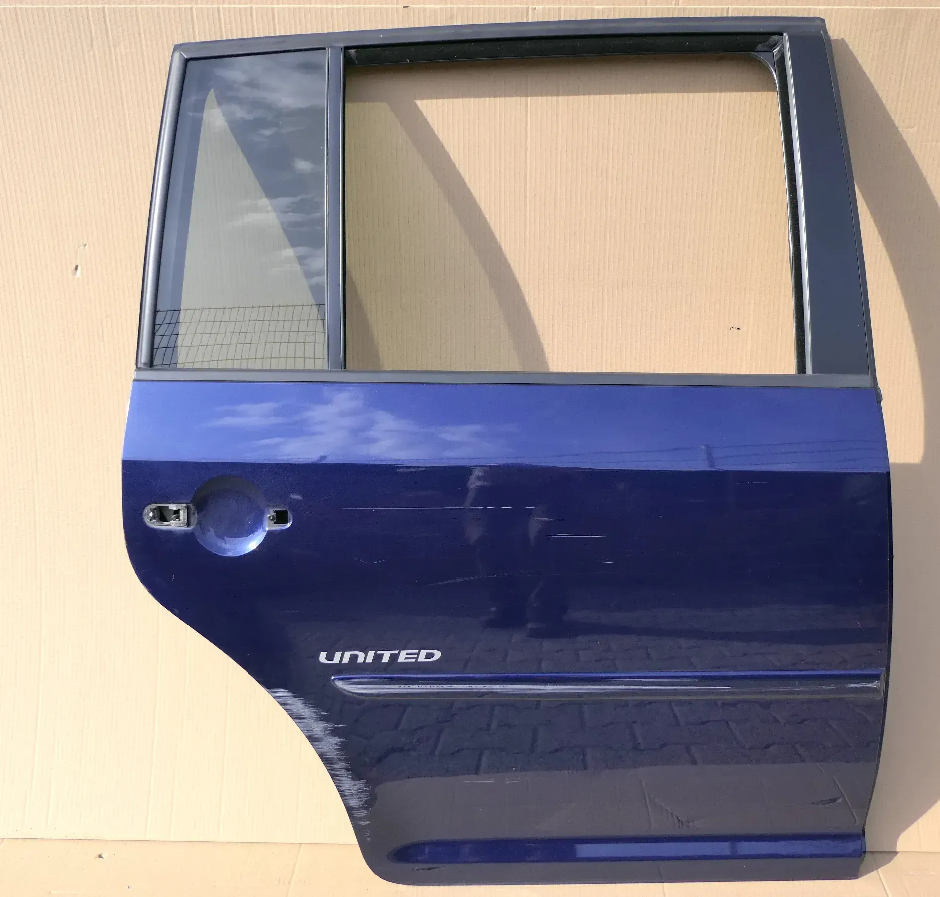 VW Touran 1T3 1T Tür hinten rechts Beifahrerseite blau LD5Q - Bild 1
