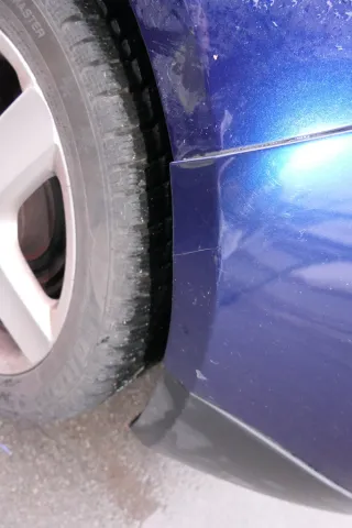 VW Golf 5 1K Limousine Stoßstange hinte Heckstoßstange Stoßfänger blau LD5Q - Bild 2