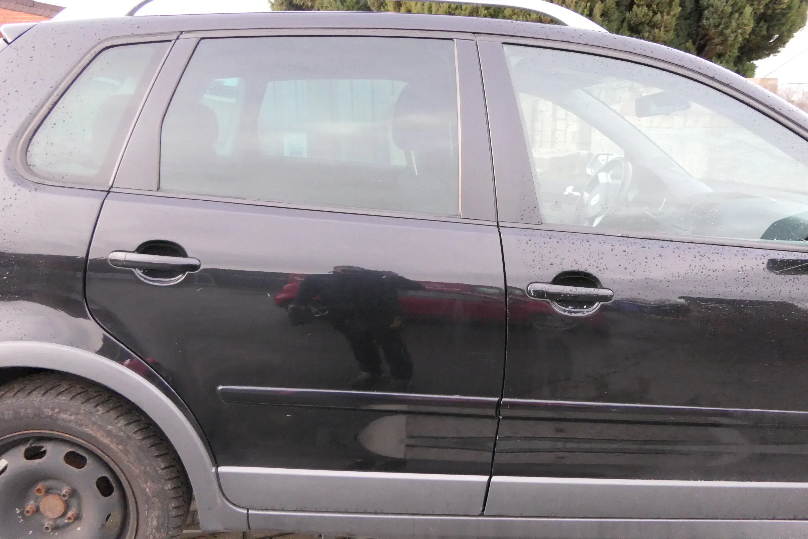 VW Polo 9N 9N3 Cross Tür hinten rechts schwarz LC9Z 4/5-Türer - Bild 1
