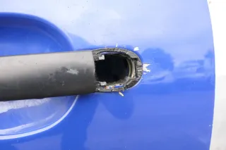 VW Golf 4 Tür vorne links Fahrertür 2/3-Türer blau LW5Z - Bild 3