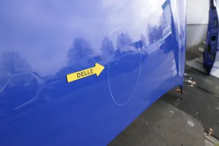 VW Lupo Motorhaube KLappe vorne blau LW5Z -  Dellen - Bild 5