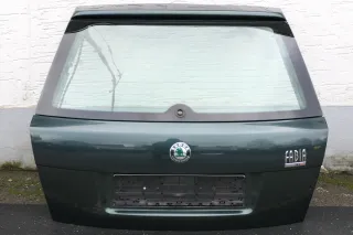 Skoda Fabia 6Y6 Schrägheck Heckklappe Kofferraumklappe Klappe hinten grün 9572 - Bild 1