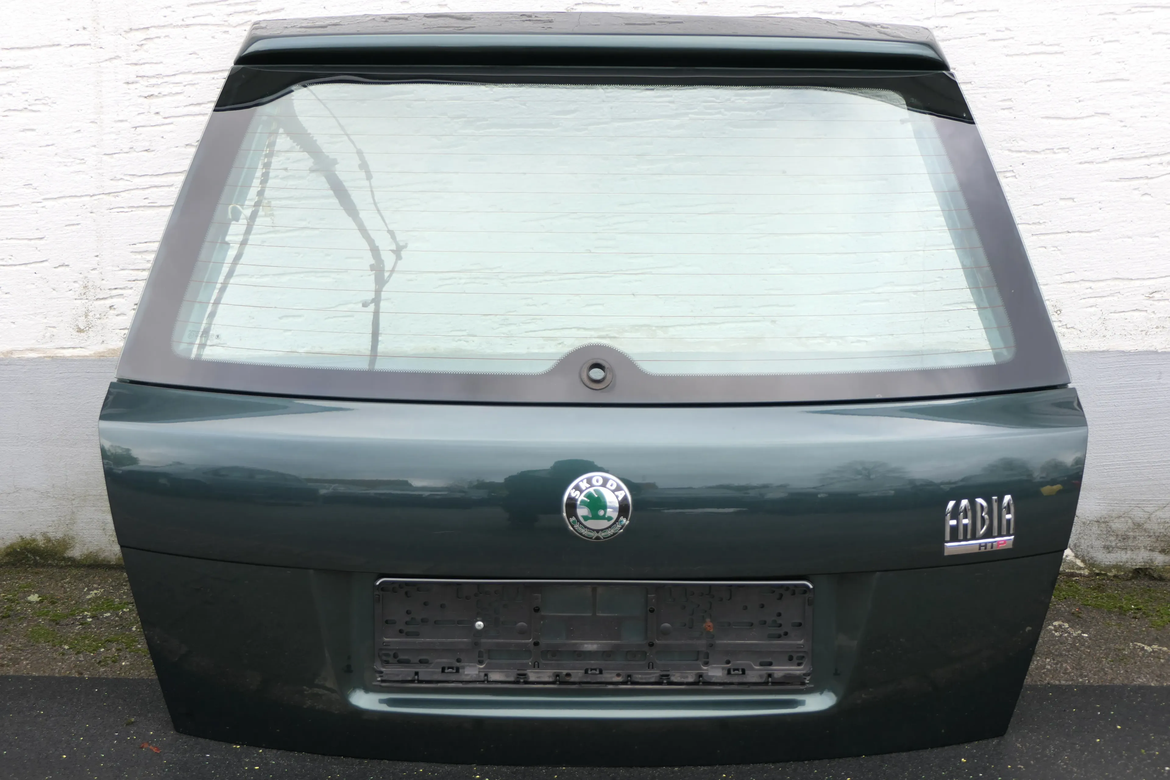 Skoda Fabia 6Y6 Schrägheck Heckklappe Kofferraumklappe Klappe hinten grün 9572 - Bild 1