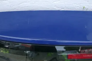 VW Fox 5Z Heckklappe Kofferraumklappe Klappe hinten mit Scheibe blau LL5M - Bild 4