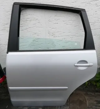 VW Polo 9N 9N3 Tür hinten links 4/5-Türer grau silber LA7W - Bild 1