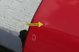 VW Polo 9N 9N3 Cross Tür hinten links rot LP3G 4/5-Türer mit Scheibe - Bild 5