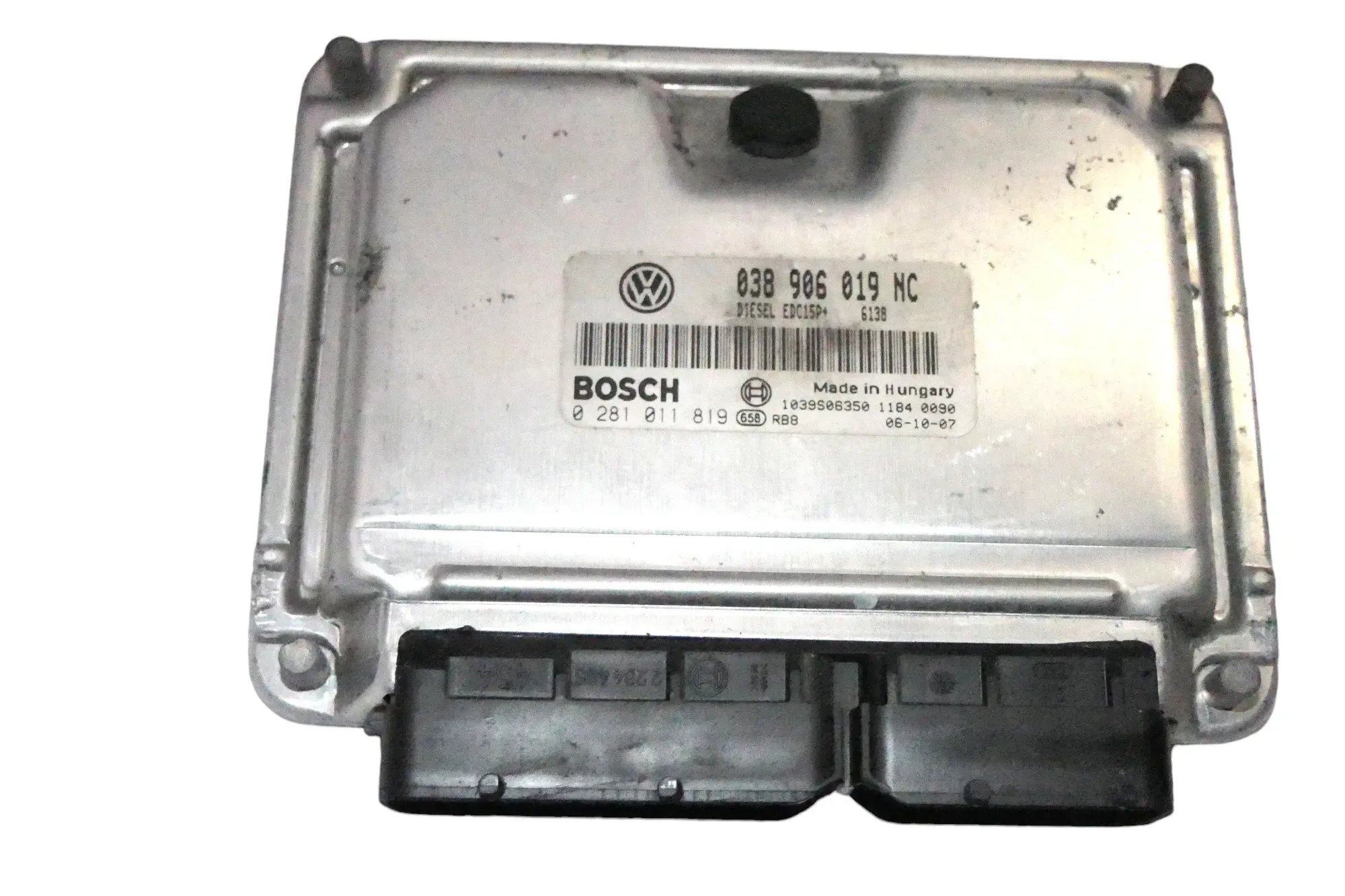 VW Polo 9N3 Steuergerät Motor 1,9 TDI 74kw 038906019NC AXR 101PS - Bild 1