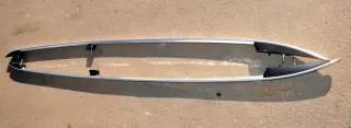 VW Touran Dachreling Reling Dach beide rechts und links Reeling chrom silber Alu - Bild 1