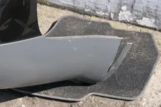 Audi A4 8E B6 Kombi Avant Stoßstange hinten mit Spoiler schwarz LY9B - Bild 5