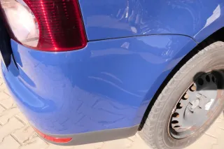 VW Touran 1T Stoßstange hinten Heckstoßstange Stoßfänger blau LL5M - Bild 2