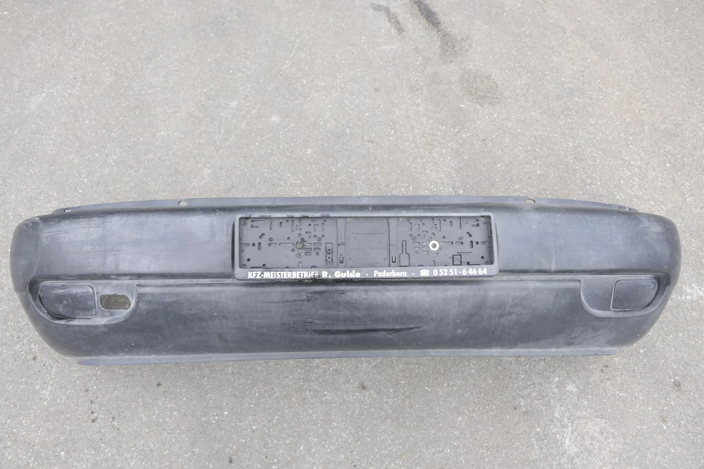 VW T4 kurze Version Stoßstange Frontstoßstange vorne schwarz AC-0 7D0807221 -001 - Bild 1