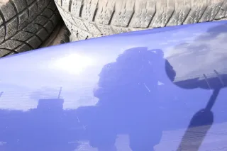 VW Polo 6N Motorhaube Haube vorne Klappe blau LD5D - Bild 4