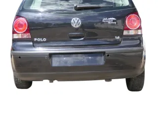 VW Polo 9N 9N3 Stoßstange Heckstoßstange hinten schwarz LC9Z - Bild 1