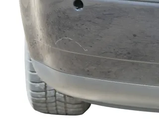 VW Polo 9N 9N3 Stoßstange Heckstoßstange hinten schwarz LC9Z - Bild 5
