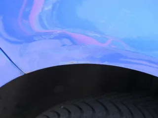 VW Polo 9N Kotflügel vorne links blau LA5F bis ca.Bj.2004 - Bild 4