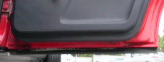 Audi 80 90 Tür hinten rechts Rahmen Türblatt rot LY3H -ohne Anbauteile - Bild 4