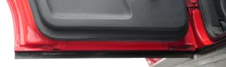Audi 80 90 Tür hinten links Rahmen Türblatt rot LY3H -ohne Anbauteile - Bild 4