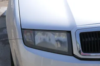 Skoda Fabia 6Y Stoßstange Stoßfänger vorne silber grau LF7T 2000-2004 - Bild 3