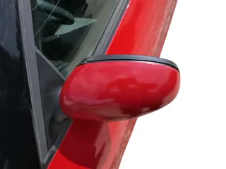 Skoda Fabia 5J mechanisch Spiegel Außenspiegel links mit Glas rot LF3K - Bild 4