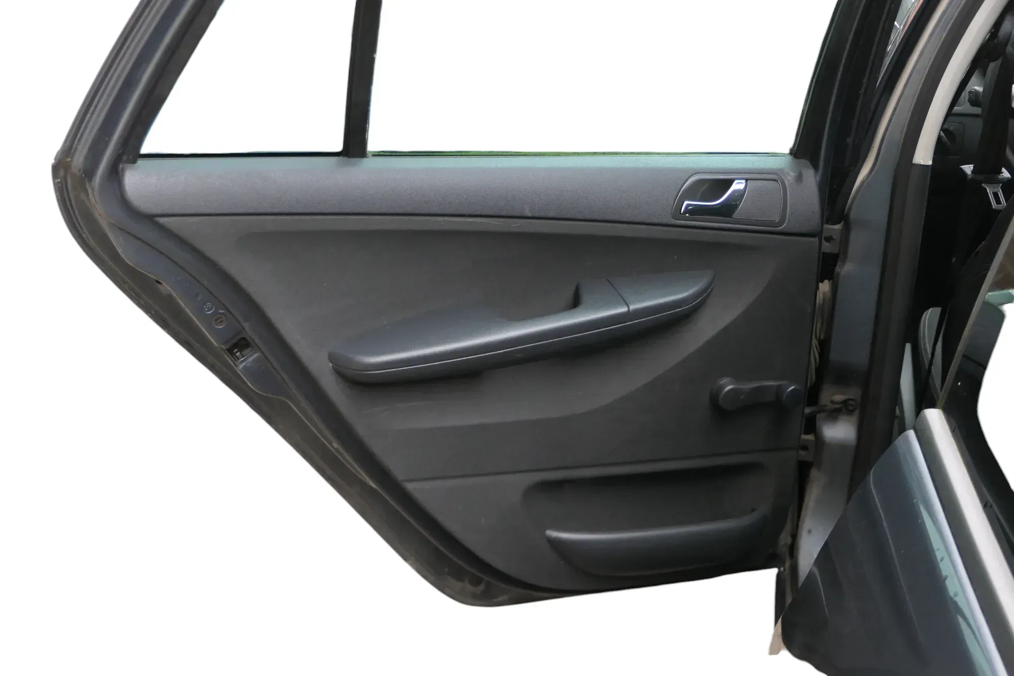 1 x Fabia 6Y Kombi Türverkleidung Verkleidung Tür hinten links schwarz anthrazit - Bild 1