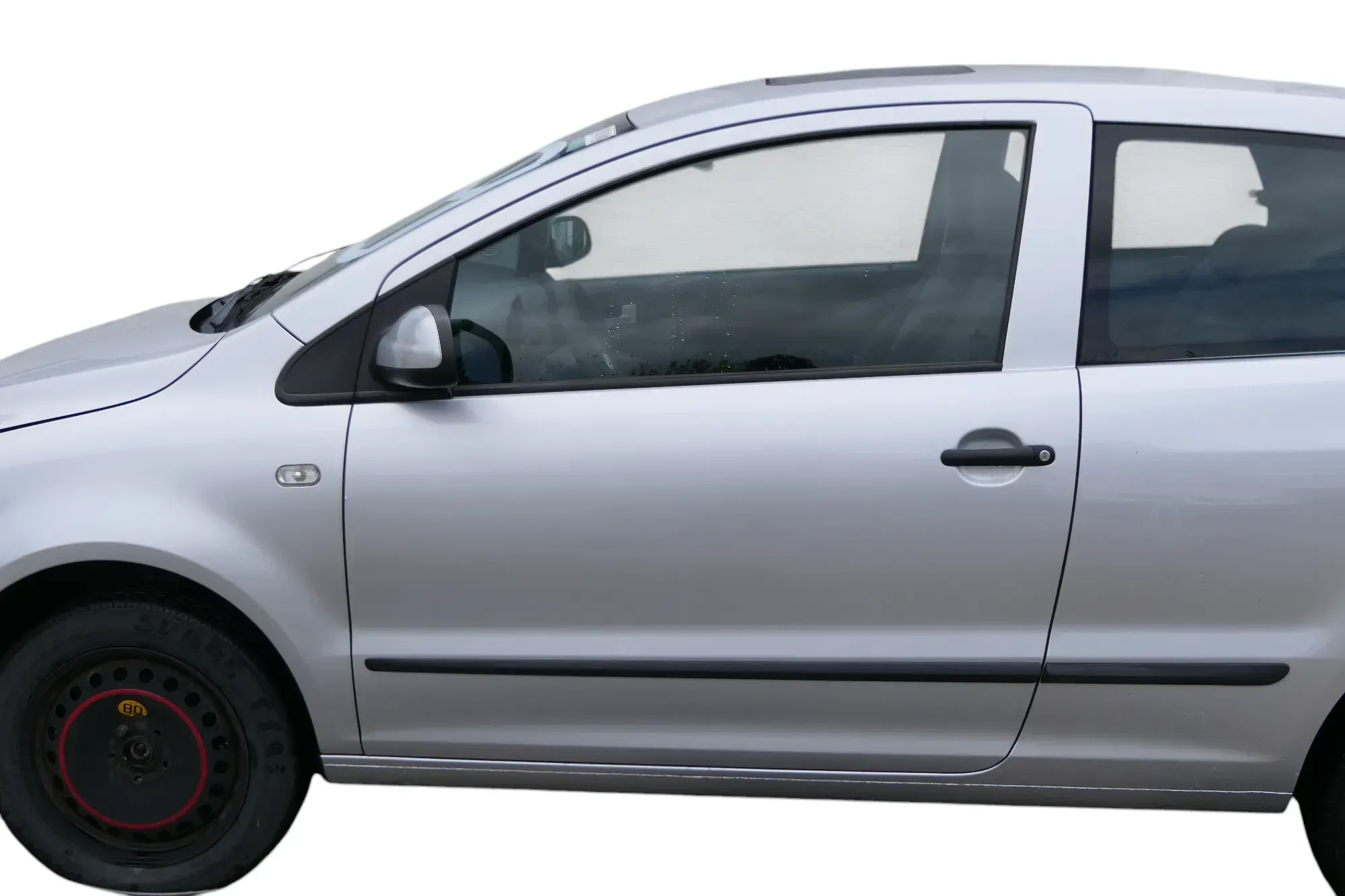 VW Fox 5Z Tür vorne links Fahrertür silber LA7W - ohne Anbauteile - Bild 1